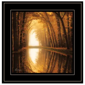 Lochem Reflections 2 Black Framed Print Wall Art