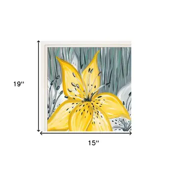 Set Of Two Tiger Lilies 1 White Framed Print Wall Art