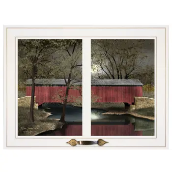 Warm Summers Eve 4 White Framed Print Wall Art