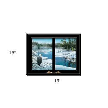 The Lookout 4 Black Framed Print Wall Art
