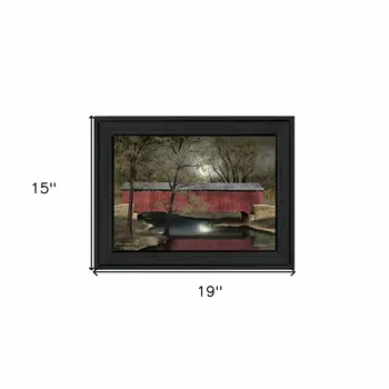 Warm Summers Eve 3 Black Framed Print Wall Art