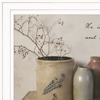 He is the Potter 1 White Framed Print Wall Art