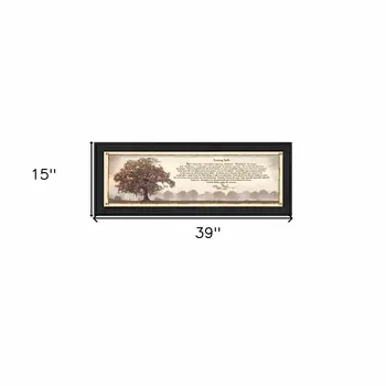 Living Life 11 Black Framed Print Wall Art