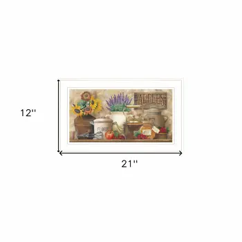 Antique Kitchen 4 White Framed Print Kitchen Wall Art