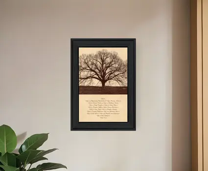 Life Is 6 Black Framed Print Wall Art