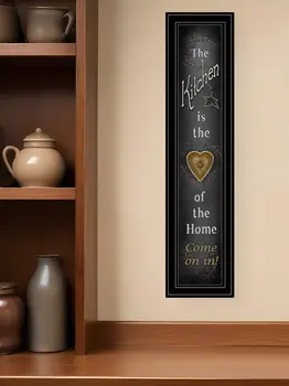 Chalkboard Kitchen 4 Black Framed Print Kitchen Wall Art