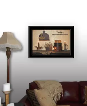 Forever Family 5 Black Framed Print Wall Art