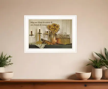 Our Home 2 White Framed Print Wall Art