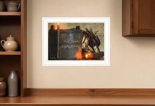 Indian Corn 2 White Framed Print Wall Art