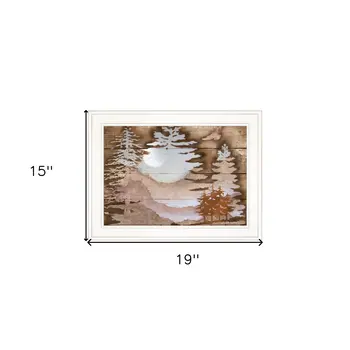 Great Outdoors II 2 White Framed Print Wall Art