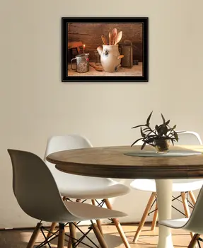 Grandmas Kitchen Tools 3 Black Framed Print Kitchen Wall Art