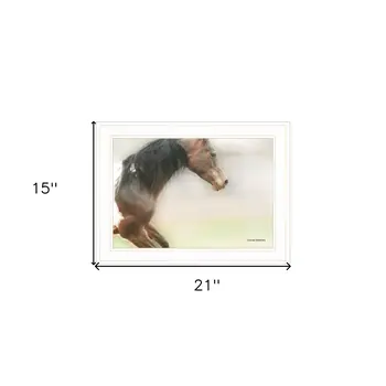 Leap of Faith 2 White Framed Print Wall Art