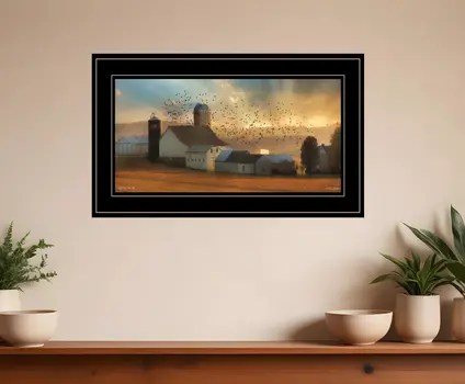 Light of a New Day 3 Black Framed Print Wall Art