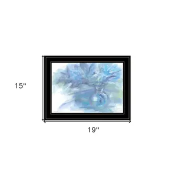 Morning Glory 3 Black Framed Print Wall Art