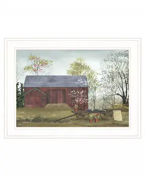 Flower Wagon 2 White Framed Print Wall Art