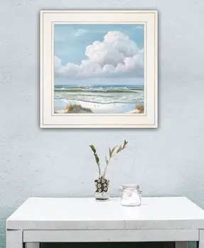 Beautiful Day II White Framed Print Wall Art