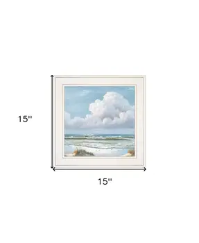 Beautiful Day II White Framed Print Wall Art