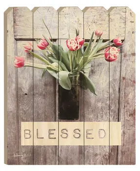 Blessed Tulips Unframed Print Wall Art