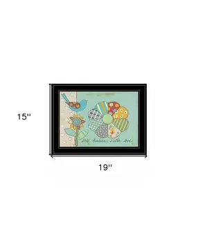 Sow Kindness Scatter Love 2 Black Framed Print Wall Art