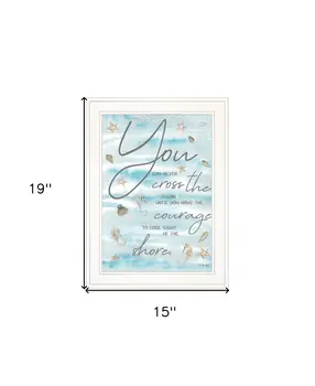 You Can Never 2 White Framed Print Wall Art