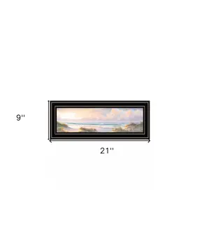 Seascape II 3 Black Framed Print Wall Art