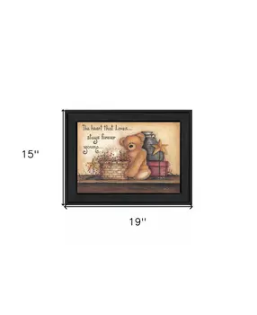 Forever Young 1 Black Framed Print Wall Art