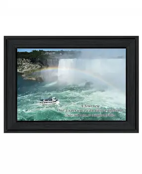 Into the Mist Black Picture Frame Print Wall Art