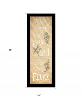 Close Your Eyes 1 Black Framed Print Wall Art