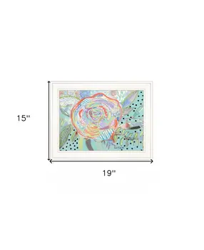 Bloom for Yourself 1 White Framed Print Wall Art