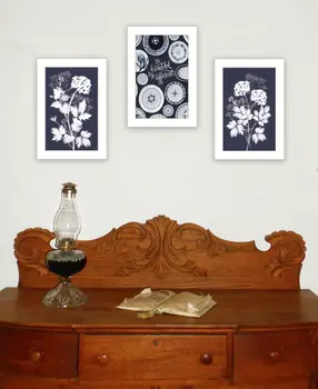Set Of Three Its Beautiful to Be Different White Framed Print Wall Art