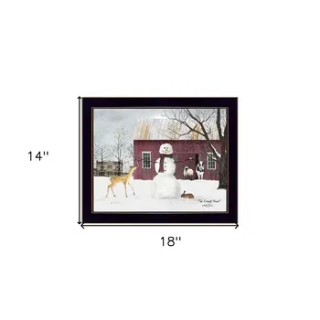 The Friendly Beasts 1 Black Framed Print Wall Art