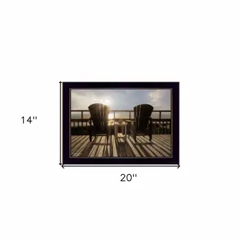 Front Row Seats 2 Black Framed Print Wall Art