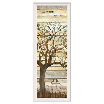 And then I met You 2 White Framed Print Wall Art