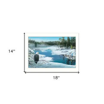 The Lookout 2 White Framed Print Wall Art