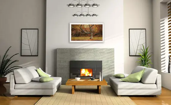 Reach Out 1 White Framed Print Wall Art