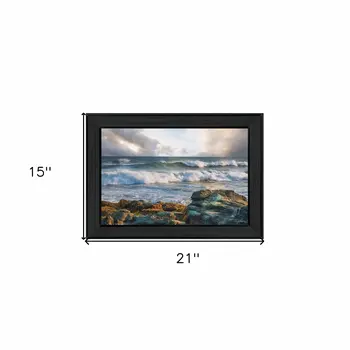 The Clearing 1 Black Framed Print Wall Art