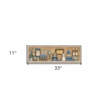 Starlight Bath 4 Brown Framed Print Bathroom Wall Art