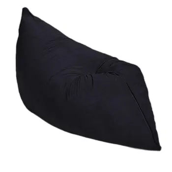 73" x 38" Black Sofa Sack Bean Bag Lounger