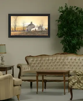Rising Early 1 Black Framed Print Wall Art