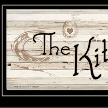 Kitchen is the Heart of the Home 14 Black Framed Print Kitchen Wall Art