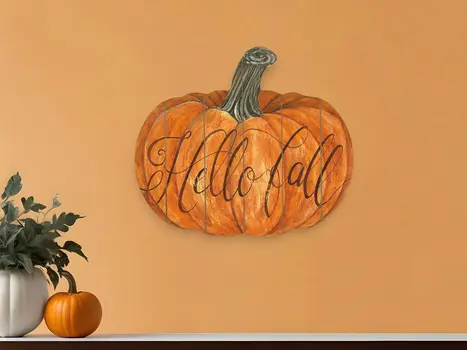 Hello Fall Unframed Print Wall Art