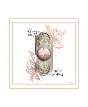 Old Ways in Blush 2 White Framed Print Wall Art