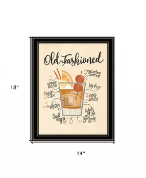 Old Fashioned 1 Black Framed Print Wall Art