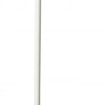 73" White LED Torchiere Floor Lamp With White