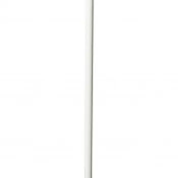 73" White LED Torchiere Floor Lamp With White