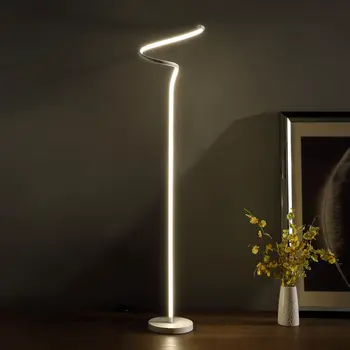 51" White LED Novelty Floor Lamp With White