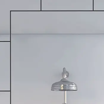 Modern Beveled Tile Design Wall Mirror