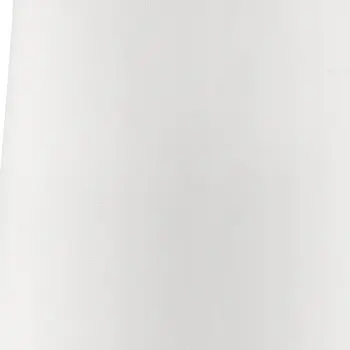 17" White Metal Bedside Table Lamp With Off-White Shade