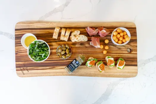 35" Artisan Organic Natural Wood Anti Bacterial Cutting Board