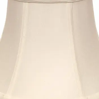 12" White Drum Monay Shantung Lampshade
